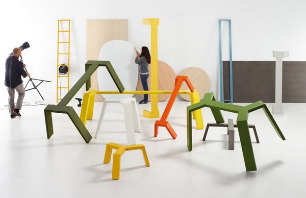 OMG！看看西班牙Midi Colors自由组装的家具