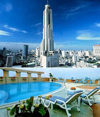 近观<em>曼谷第一高楼</em>:总共85层 为泰国最高的建筑