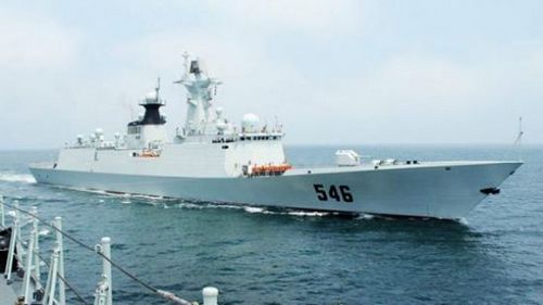 中国海军盐城舰(资料图)