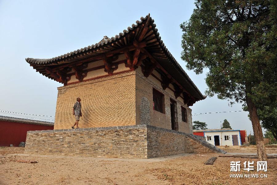 中国现存最早的唐代道庙建筑广仁王庙加紧修缮