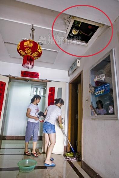 溫州一樓道&ldquo;水漫金山&rdquo; 電梯被迫停運(yùn)困住4人