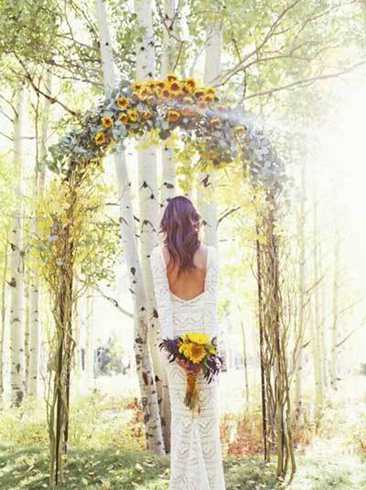 向日葵主题婚礼 幸福像花儿一样绽放