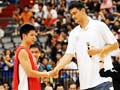 姚明现场观战林书豪：没想到他可以打那么好