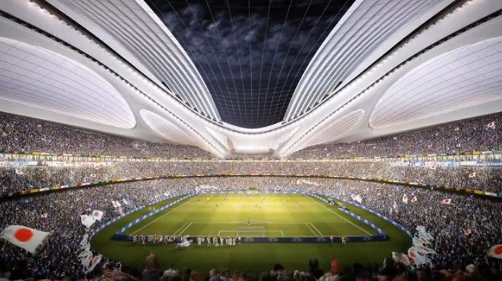 东京奥运主会场设计图曝光 似飞船造价10亿