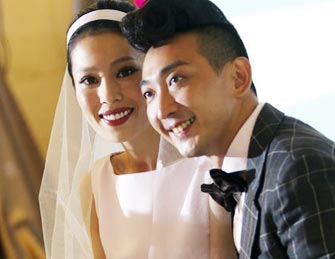 直击：香港艺人李璨琛大婚