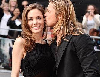 朱莉术后首秀 助阵皮特新片首映