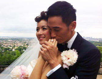 陈豪陈茵媺甜蜜婚纱照曝光