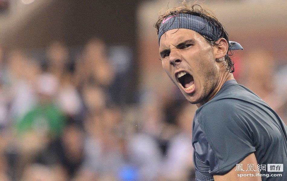 美网-纳达尔3-1科赫尔斯奇雷伯 顺利晋级八强