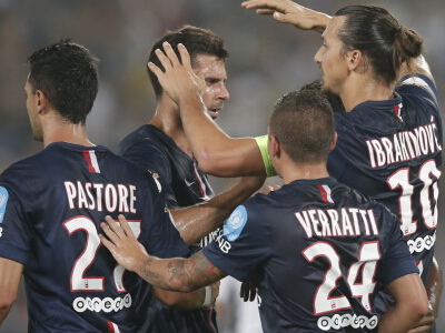法国超级杯-巴黎2-0甘冈集锦