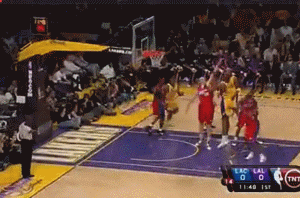 这个动作的出处是nba的洛杉矶德比