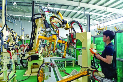 盐城国家高新区企业引进韩国进口焊接机器人