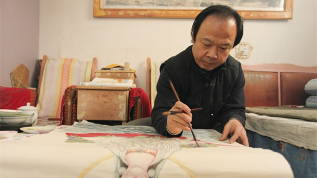 下岗工人潘天宝的绘画梦：退休后画西安城墙全景图