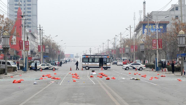陕西蒲城大巴爆炸致5死24伤
