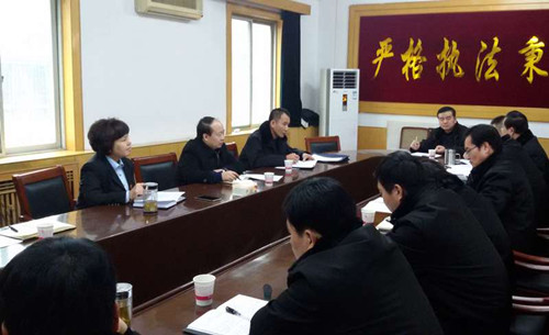 咸阳中院刘仲屹副院长在兴平法院调研涉诉信访