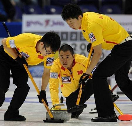 男子冰壶世锦赛中国并列第五 直通索契冬奥会