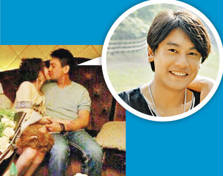 朱孝天与前女友包厢激吻经纪人：不透露姓名（图）