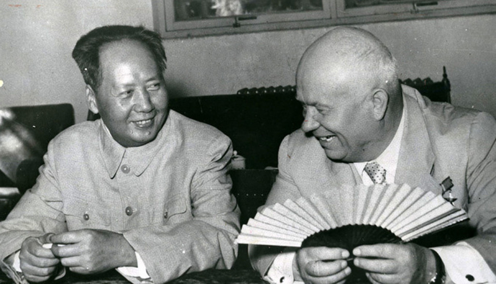 1958年毛泽东与赫鲁晓夫