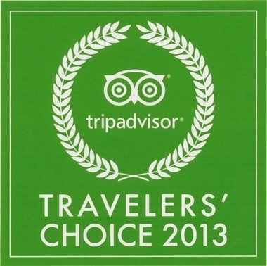 “TripAdvisor2013旅行者之选”标志src=