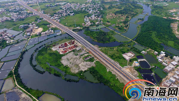 海口江东大道一期项目贯通 链接江东片区与主城区_海南频道_凤凰网