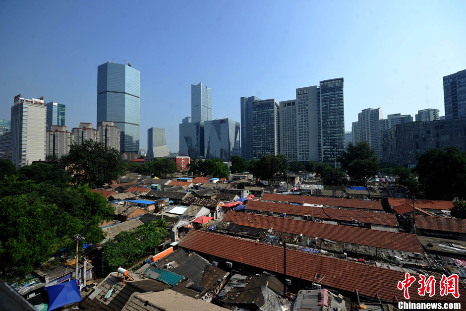 北京朝阳区化石营村:繁华背后的城中村