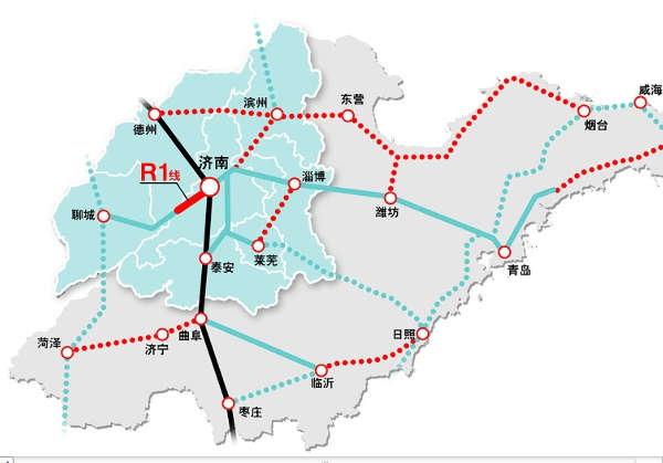 济聊城际铁路r1线初探结束 将二次勘探完善设计