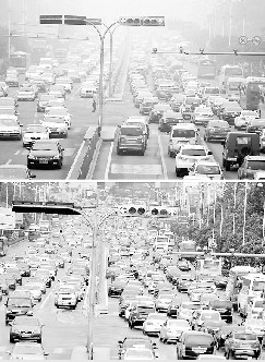 济南“无车日”路上车辆依然多多数人对此一无所知