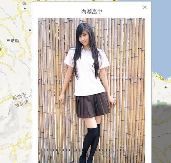 网友绘制台湾女高中生校服地图-中国学网-中国