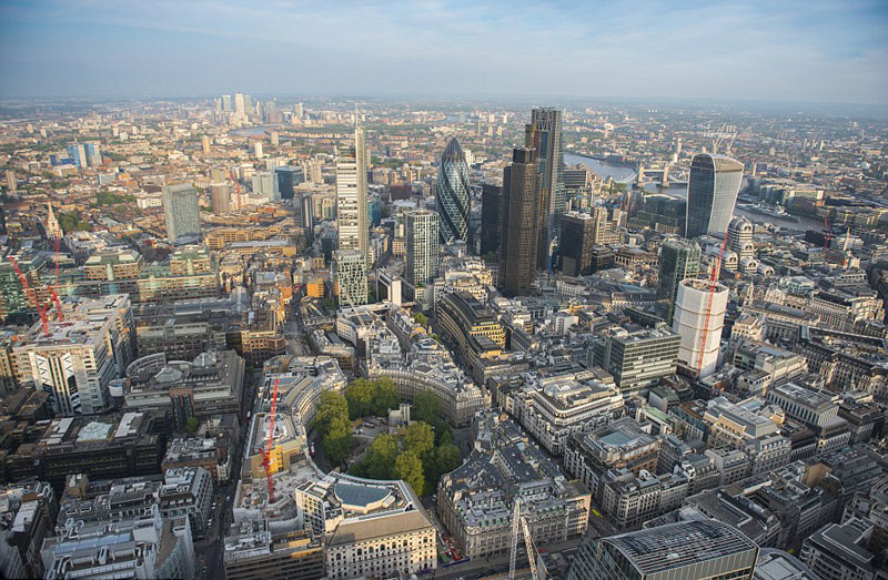 高空俯瞰伦敦城 带你发现不一样的风景
