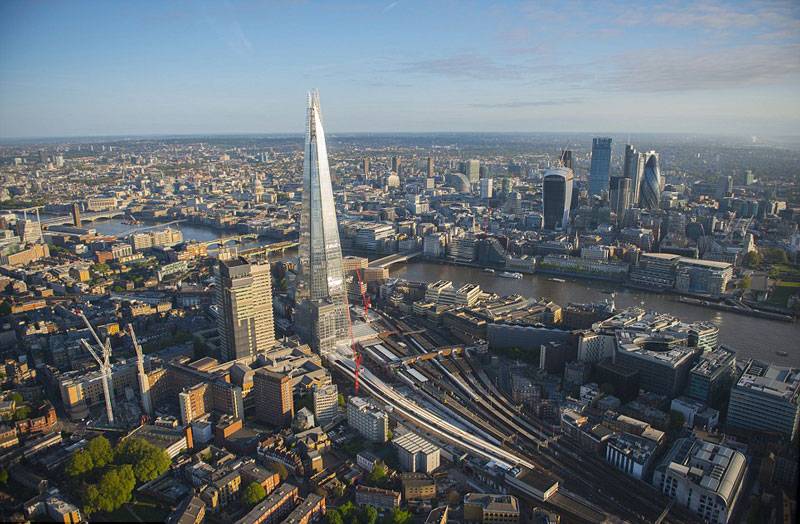 高空俯瞰伦敦城 带你发现不一样的风景