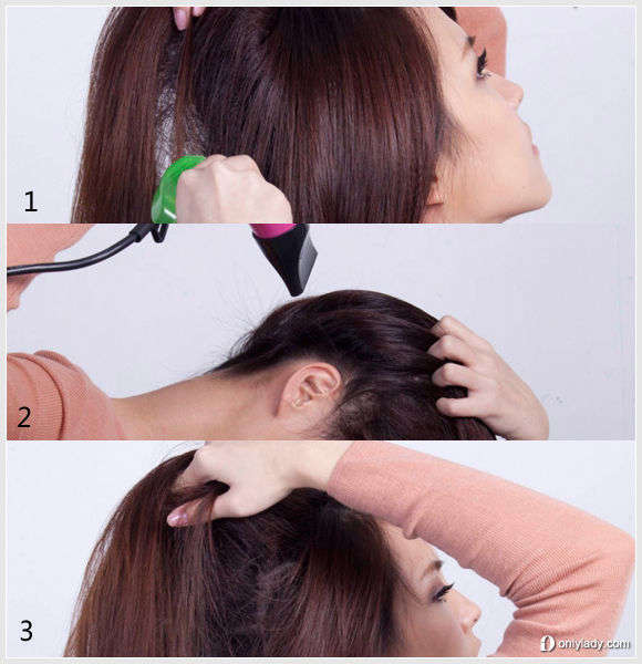 简单3招解救早起乱发困扰|<em>头发</em>|<em>毛</em>鳞片_凤凰时