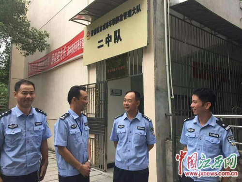 景德镇市公安局领导到停管大队调研