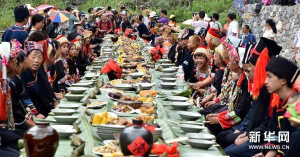 #（社会）（4）广西东兰：瑶族同胞欢庆“祝著节”
