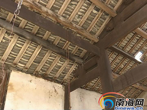 5根房梁被小偷拆下偷走 文昌一村民老屋接连被盗