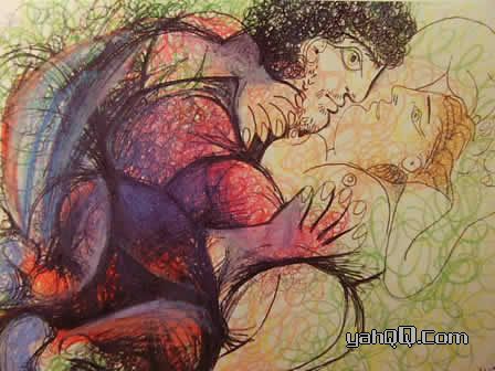 毕加索早年人体素描 <em>一生</em>专注<em>女人</em>身体_文化频