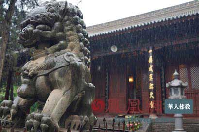 佛教-风雨中的文化巡礼 京津高校学生社团参访兴教寺