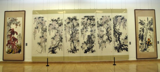 赵紫林国画展在中国美术馆举行

