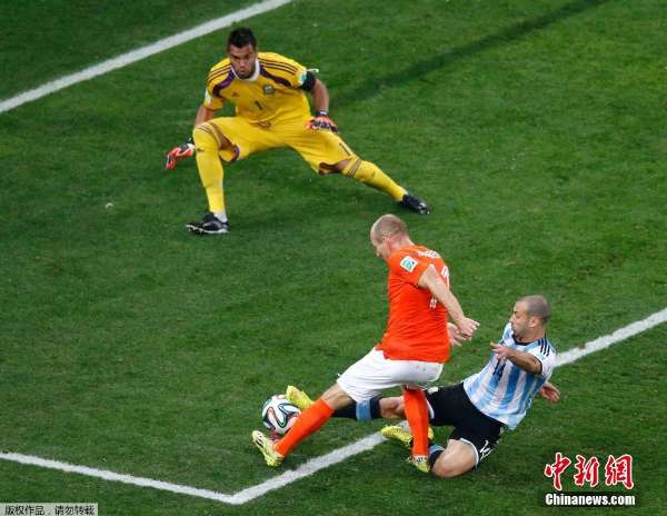 2014年巴西世界杯阿根廷vs荷兰，2014年巴西世界杯半决赛阿根廷对阵荷兰