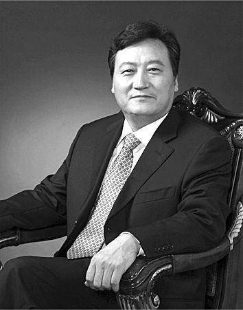 中国中铁公司执行董事、总裁白中仁。
