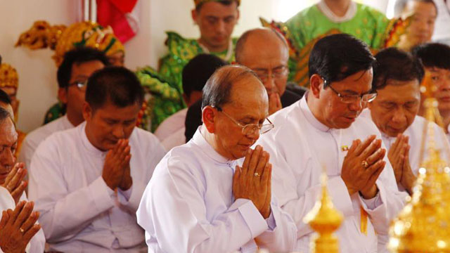 缅甸总统吴登盛,吴登盛访华,缅甸总统访白马寺