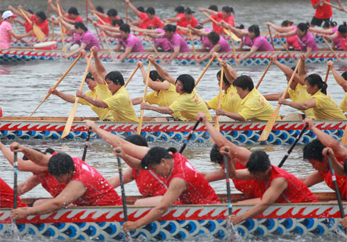 广州端午节龙舟赛历史悠久