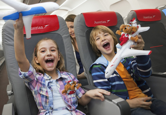 奥地利航空针对假日季推出家庭专属值机服务