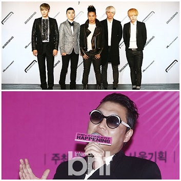 娱乐 韩国组合bigbang及歌手psy等18名艺人成为所属社yg娱乐公司的