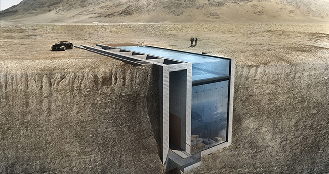 狂人设计师在爱琴海建悬崖海景房