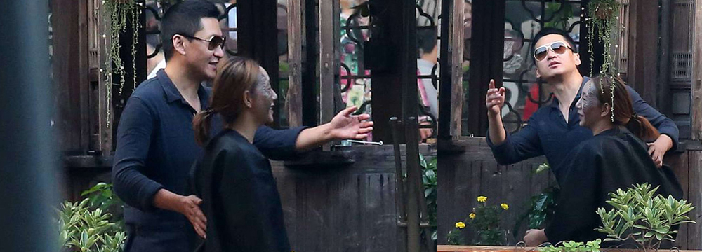 “尔康”周杰懒理赌博欠债风波 街头揽美女合影