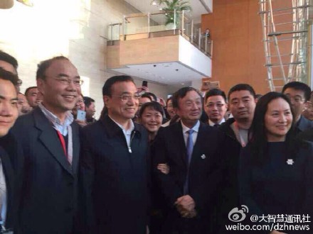李克强视察华为公司(图)|李克强|华为