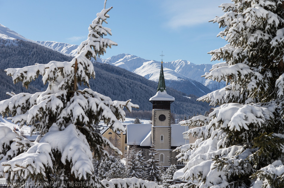 跟随冬季达沃斯感受瑞士小镇魅力 _财经频道_凤凰网