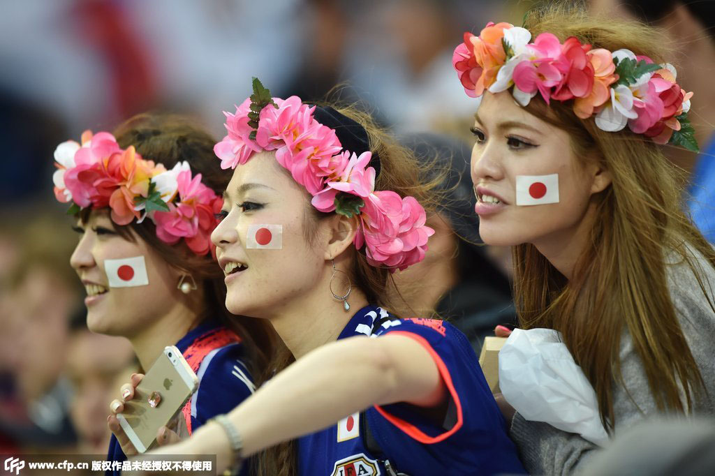 亚洲杯上的中日韩朝美女大PK 清纯性感各有风情 - 4G视界