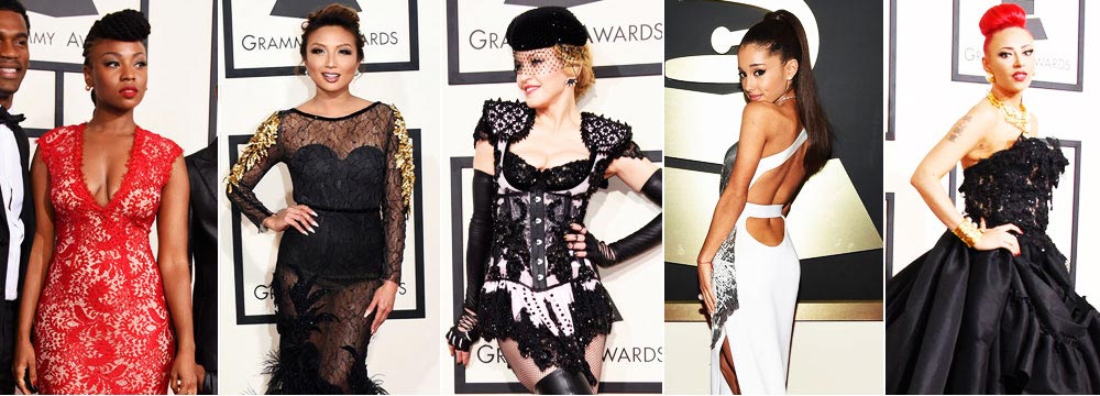 直击第57届格莱美奖红毯