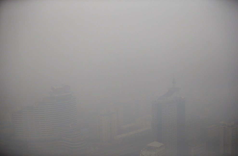 外媒眼中的北京雾霾天
