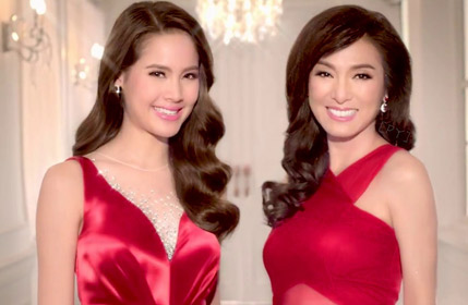 59岁米雪逆生长 与22岁女星似姐妹